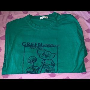 Egirl Green Mushroom Medium Long Sleeve Top